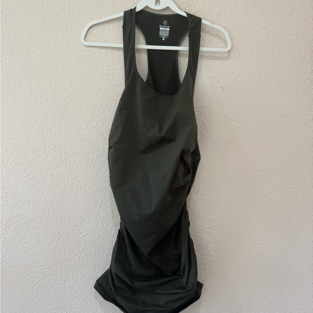BLANQI Dark Green Midi Dress